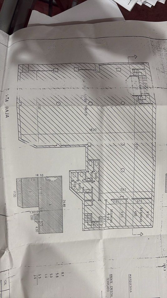 SUP. 1.000 M2 20 m DE FRENTE!!!! EX BANCO BOVEDA con CAJAS. SUBSUELO, PLANTA BAJA Y PRIMER PISO